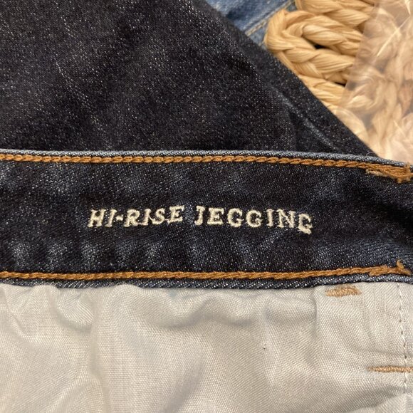 104 American Eagle Super Super Stretch Jeggins Size 12 Short Hi-Rise EUC - Picture 12 of 14